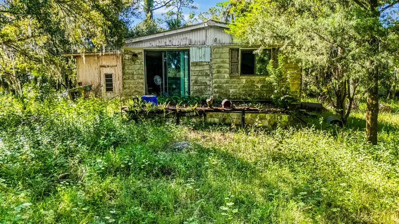 Additional view of a remaining structure on the land