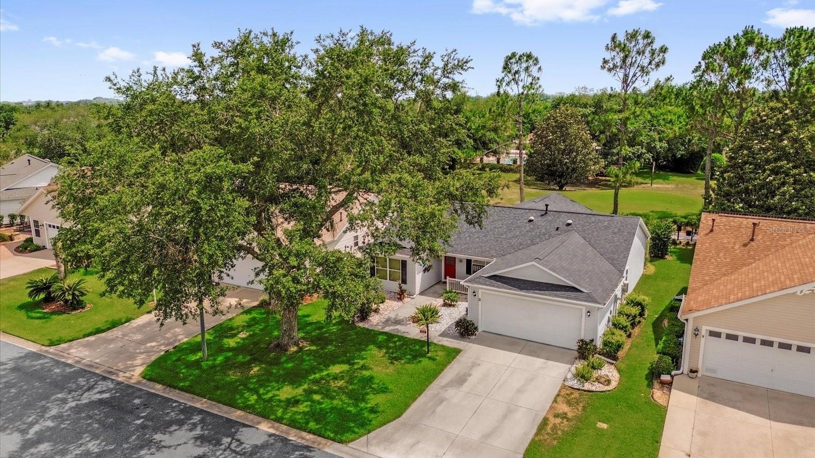 2712 Plainridge Loop, The Villages FL - aerial view